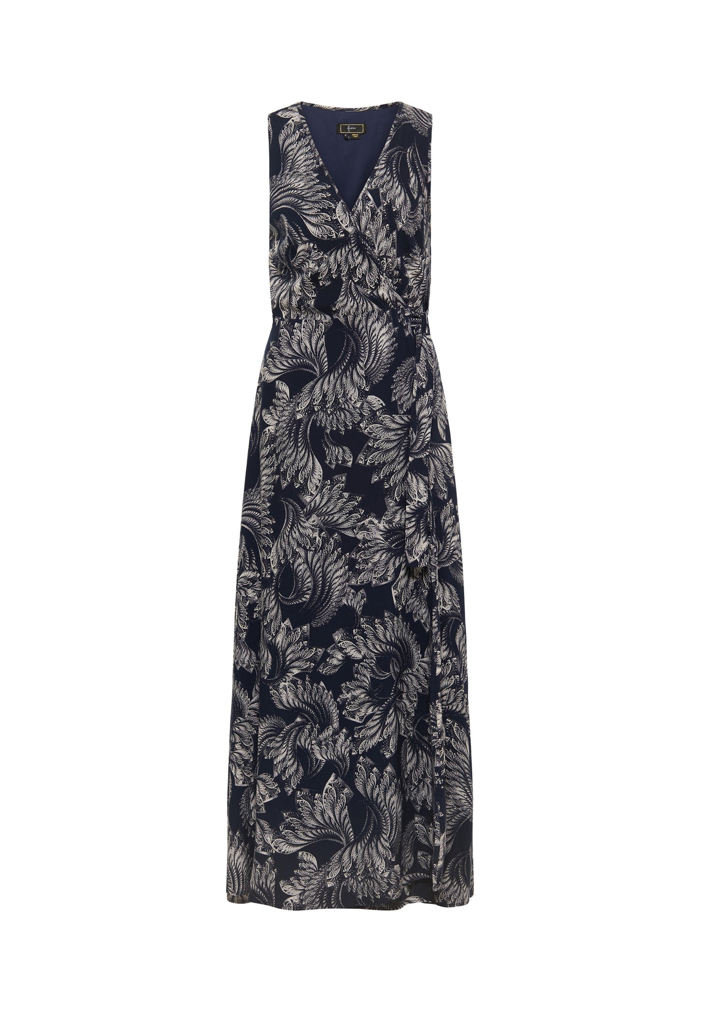 faina women's maxi dress with all-over print
