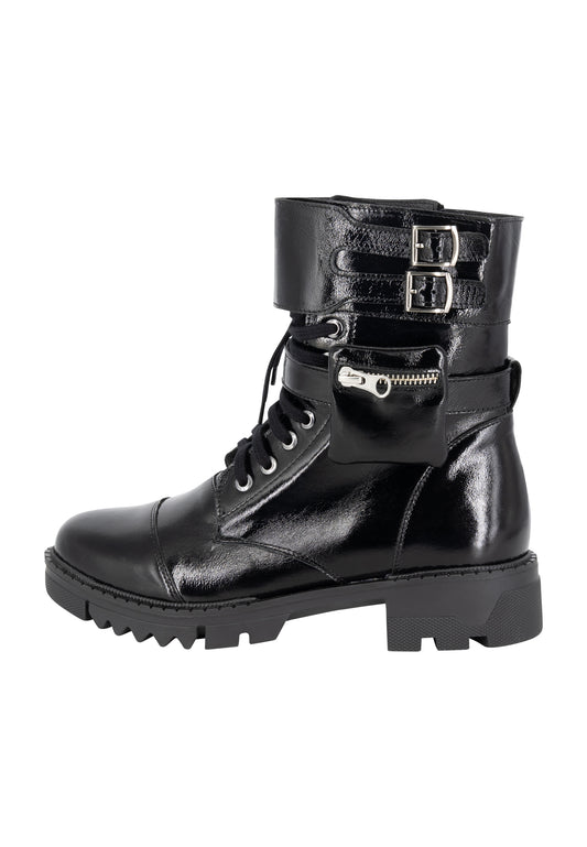 faina women's ankle boots with buckles