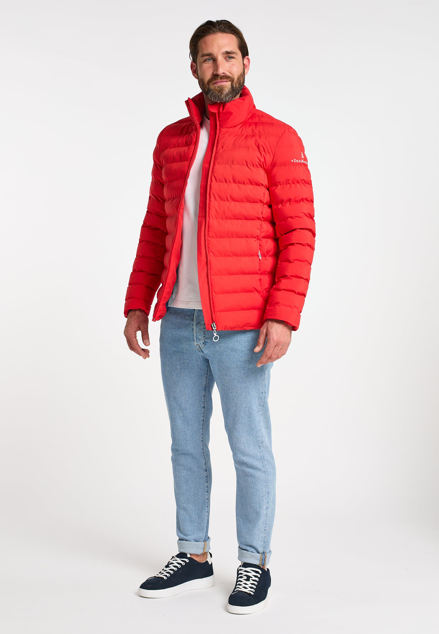 DreiMaster Maritim men's padded quilted jacket