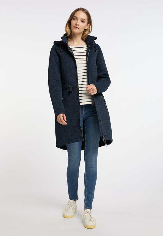 Schmuddelwedda women's knit fleece coat