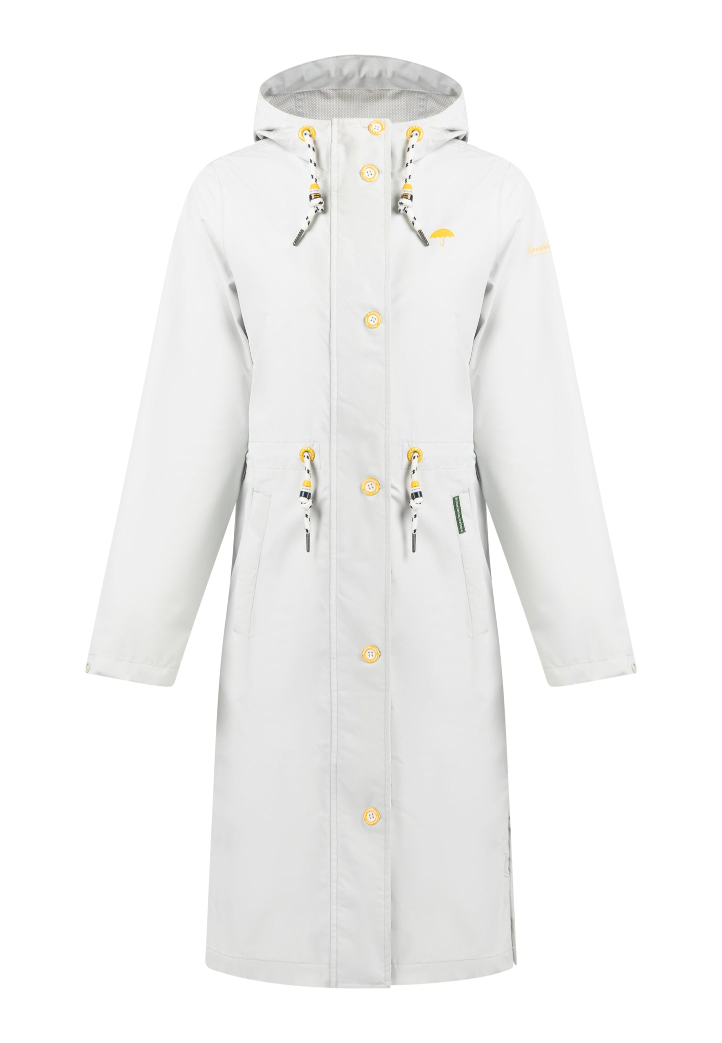 Schmuddelwedda women's rain coat recycled material