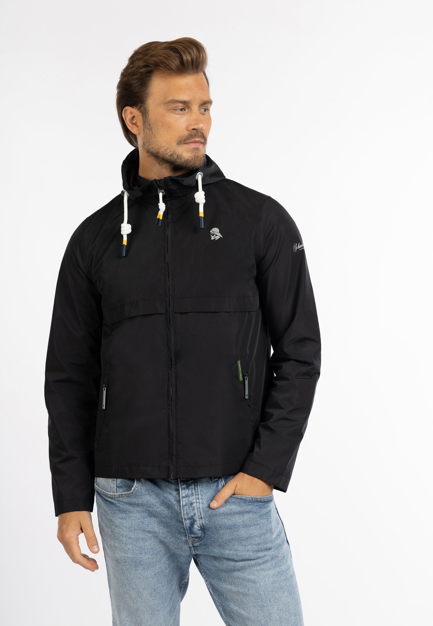 Schmuddelwedda men's rain jacket recycled material