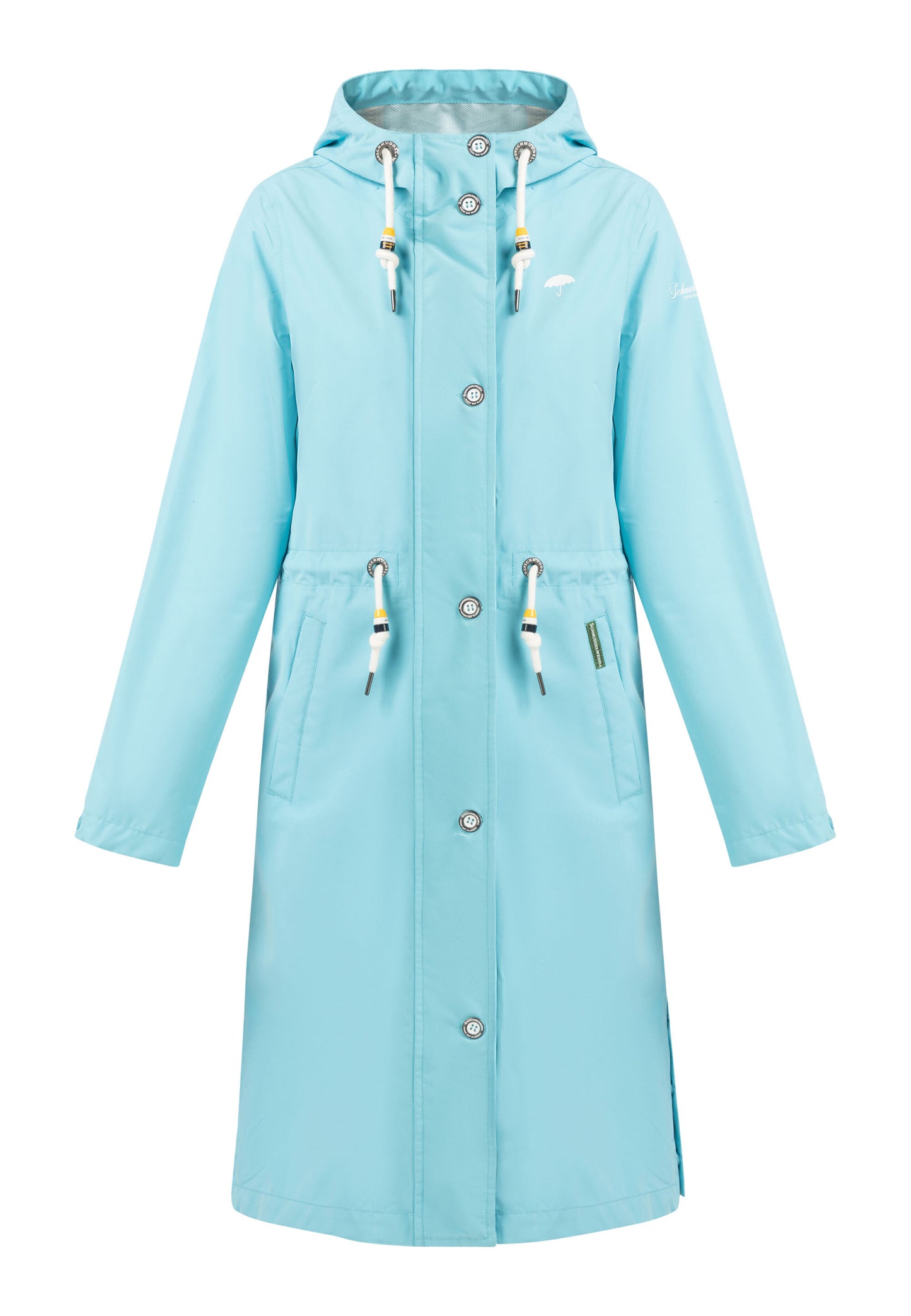 Schmuddelwedda women's rain coat recycled material