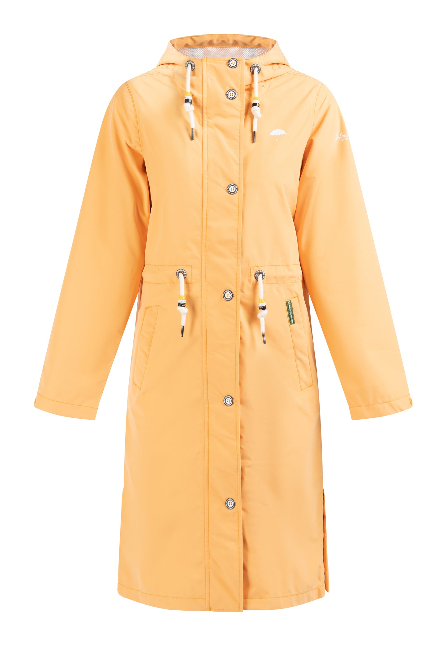 Schmuddelwedda women's rain coat recycled material