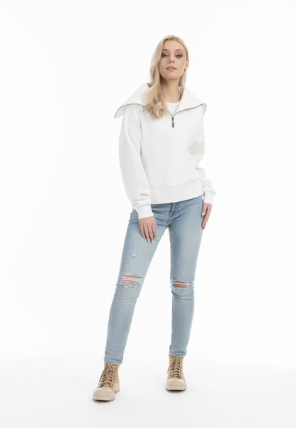 DreiMaster Vintage women's oversize troyer sweater