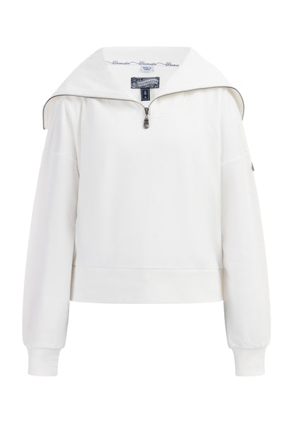 DreiMaster Vintage women's oversize troyer sweater