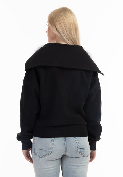 DreiMaster Vintage women's oversize troyer sweater