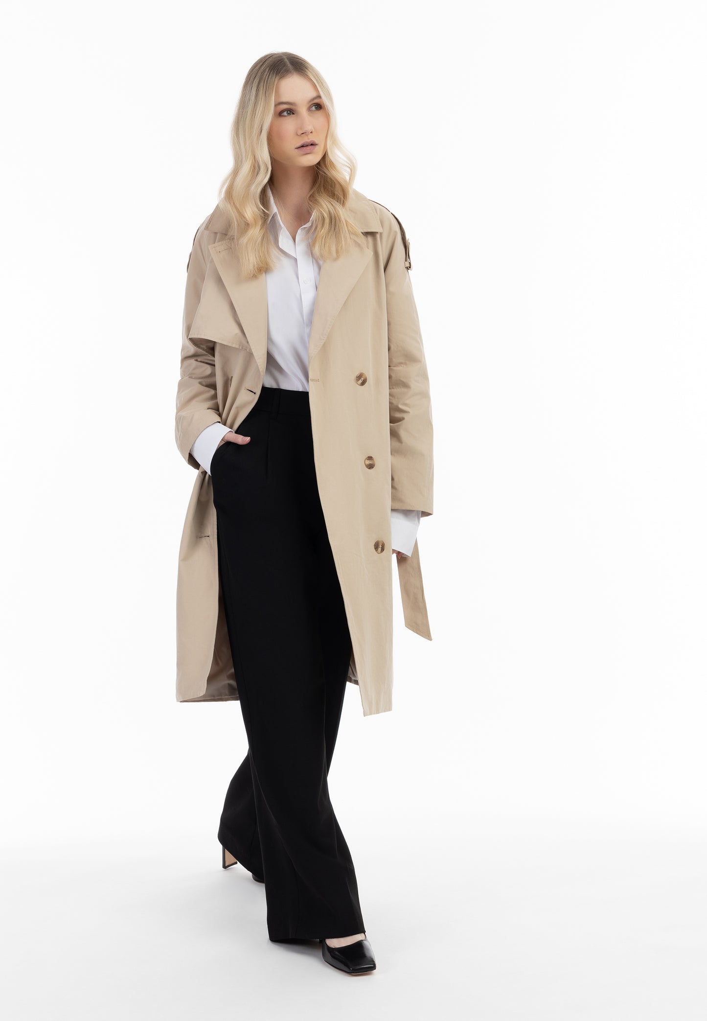 DreiMaster Klassik women's classic trench coat