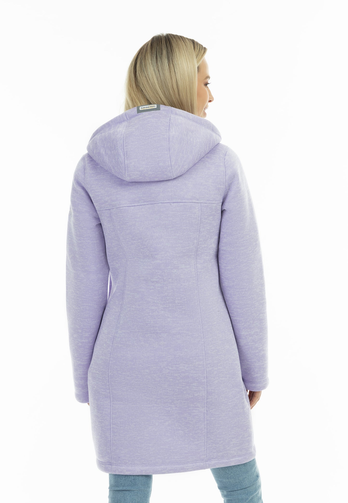 Schmuddelwedda women's knit fleece duffle coat