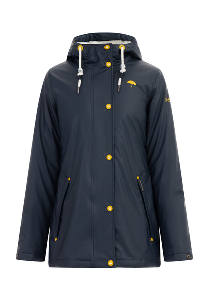 Schmuddelwedda women's rain jacket with faux fur lining