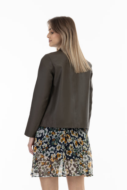 DreiMaster Vintage women's leather blazer