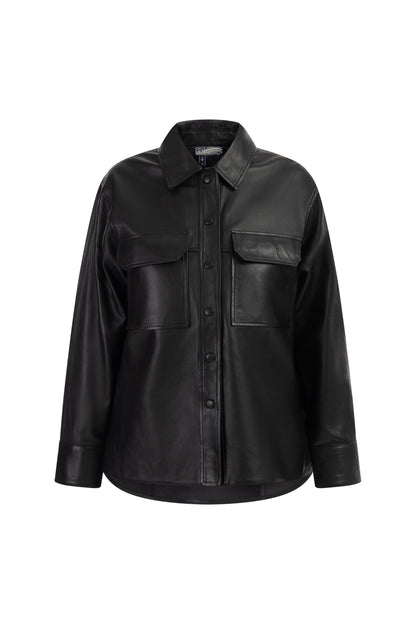 DreiMaster Vintage women's leather shirt