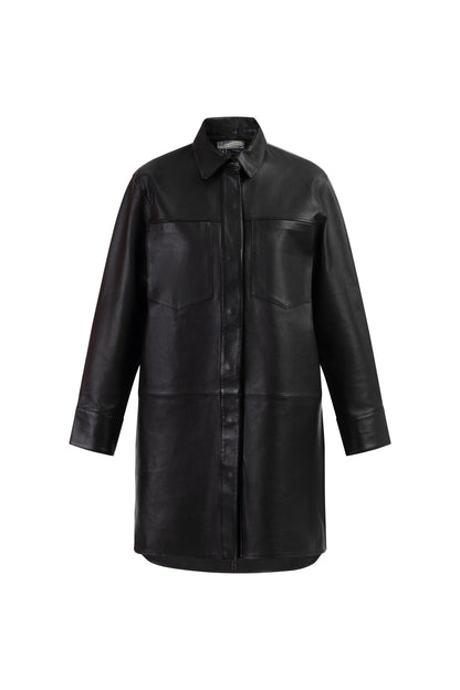 DreiMaster Vintage women's leather shirt