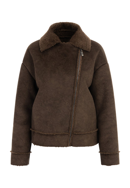 DreiMaster Vintage women's transition jacket made of imitation fur