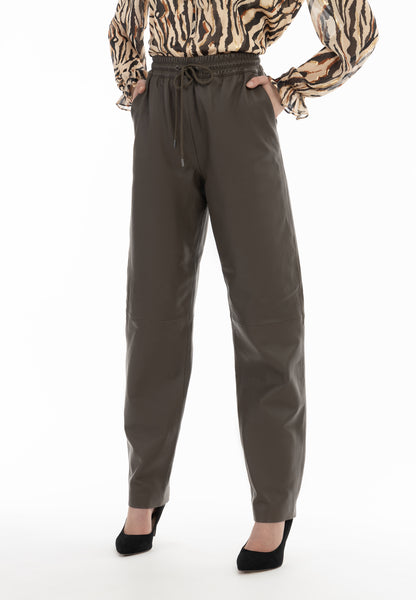 faina women's leather pants