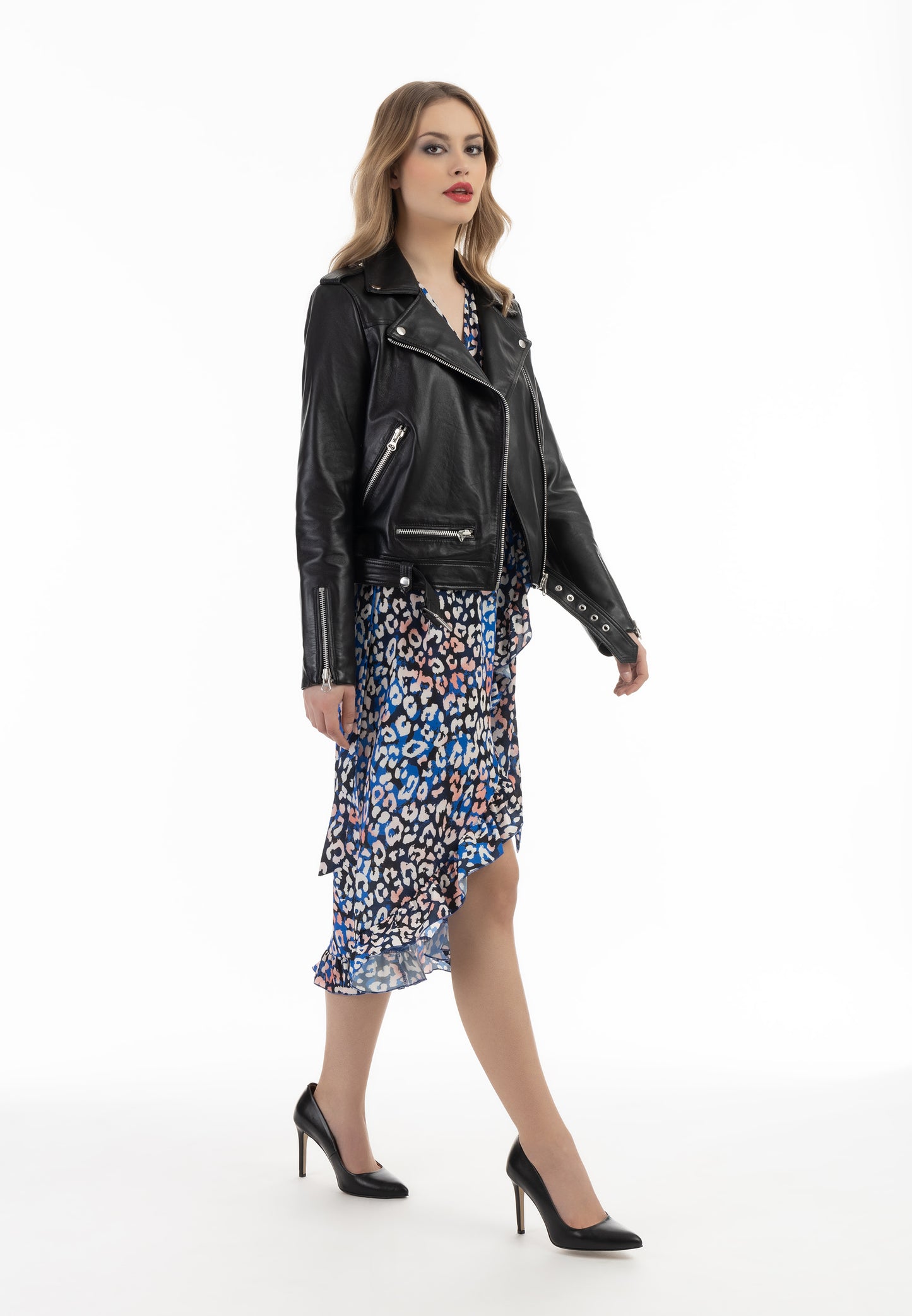faina women's leather jacket