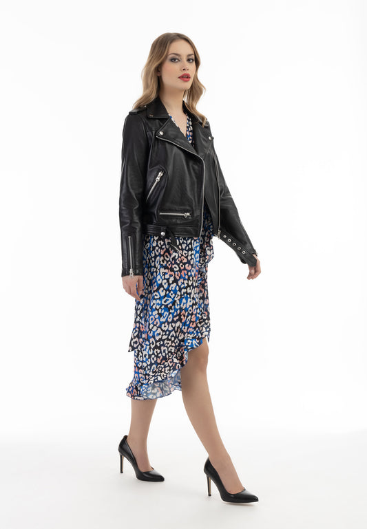 faina women's leather jacket