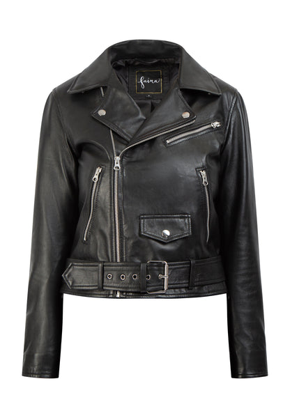 faina women's leather jacket
