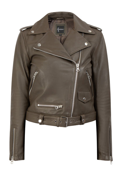 faina women's leather jacket