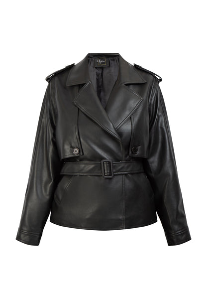 faina women's jacket made of imitation leather