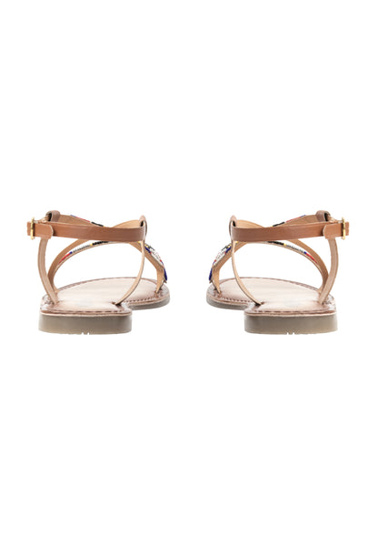 usha FESTIVAL women's beaded Sandals