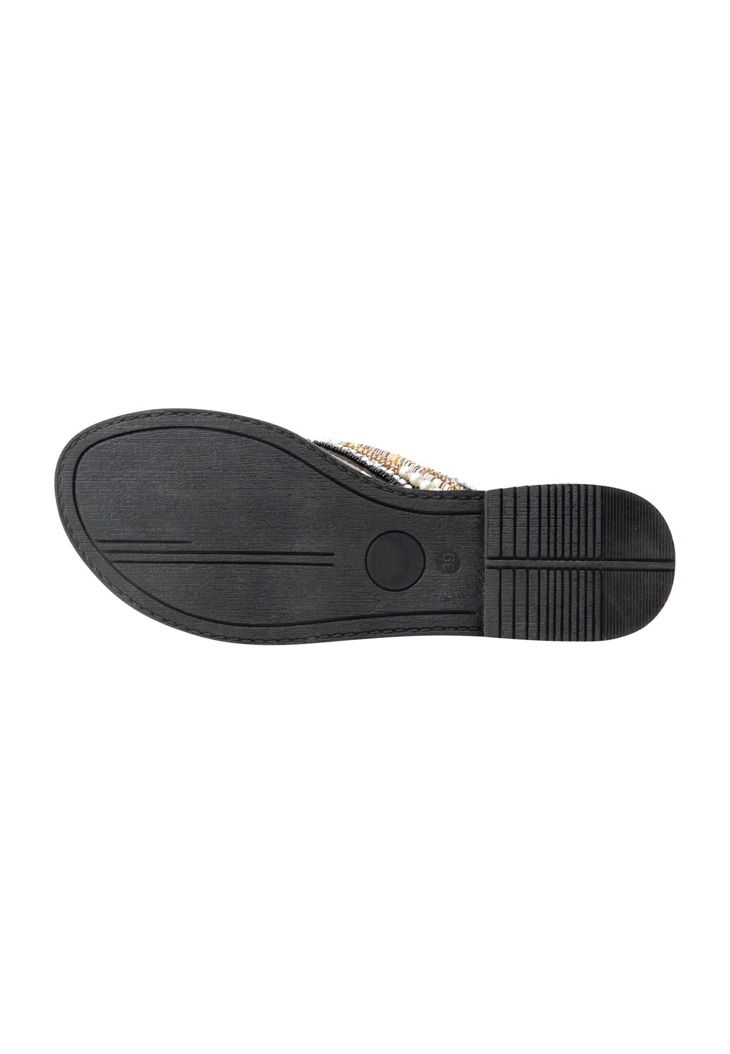 usha FESTIVAL women's beaded Sandals