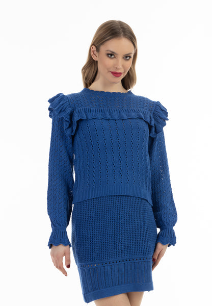 faina damski sweter dzianinowy