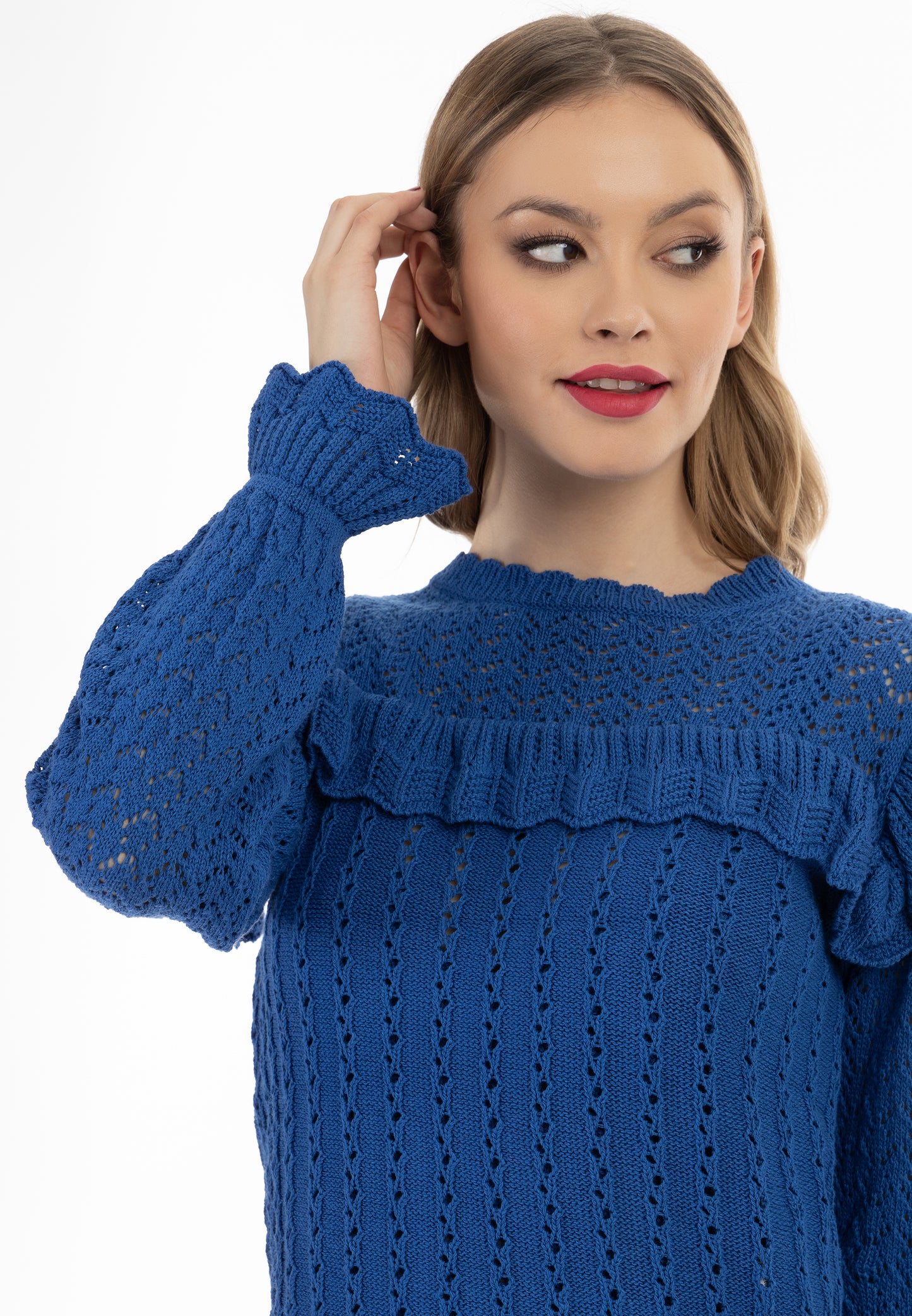 faina damski sweter dzianinowy