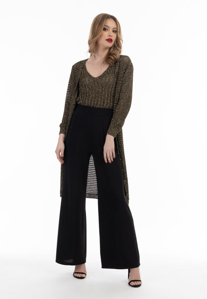 faina women's cardigan with fancy yarn