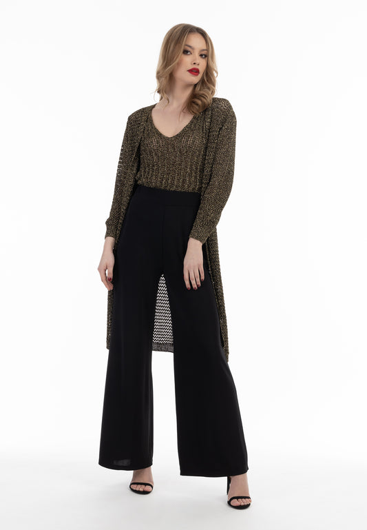 faina women's cardigan with fancy yarn