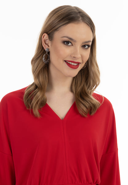 faina women's cropped long sleeve shirt