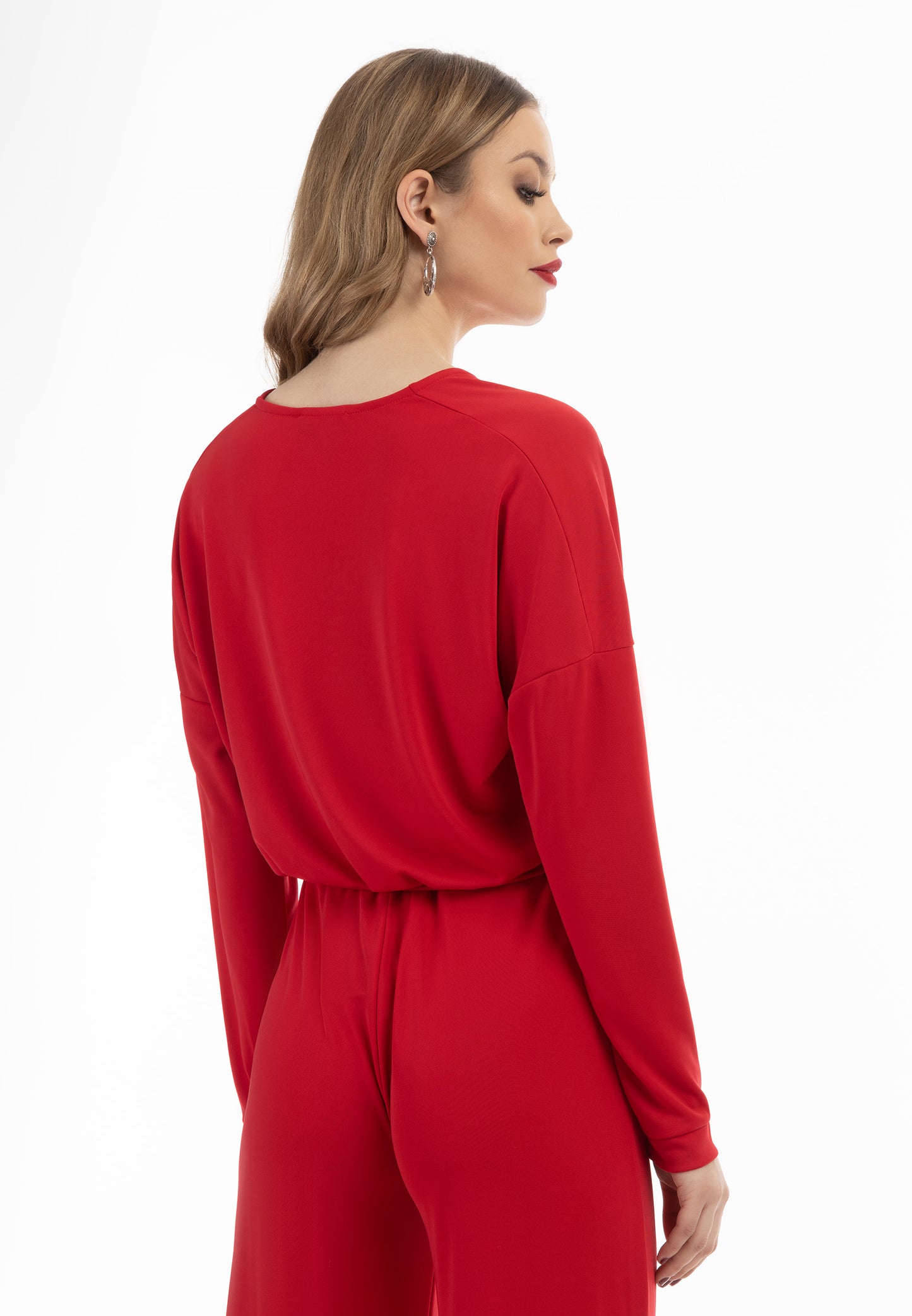 faina women's cropped long sleeve shirt