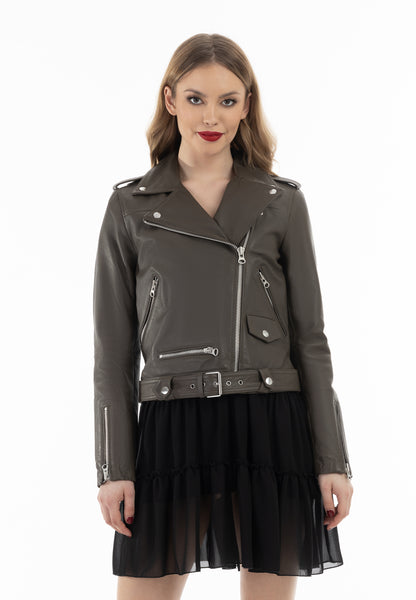 faina women's leather jacket