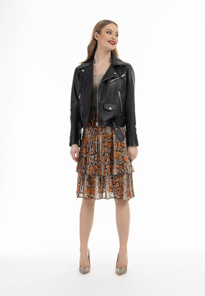 faina women's leather jacket