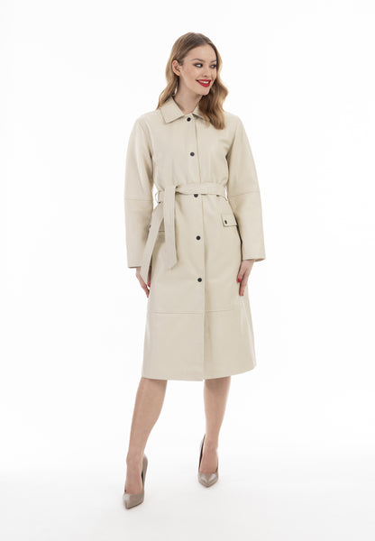 faina women's Leather coat