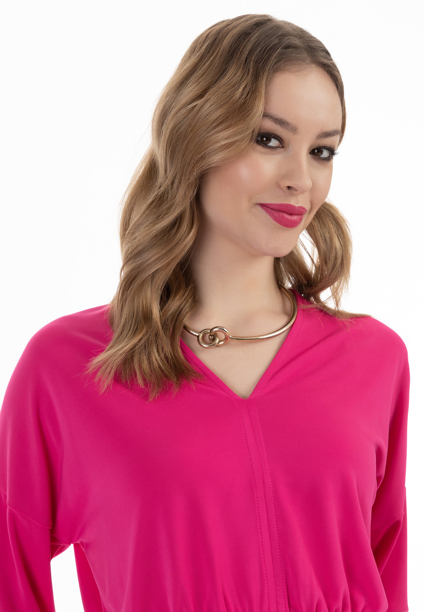 faina women's cropped long sleeve shirt