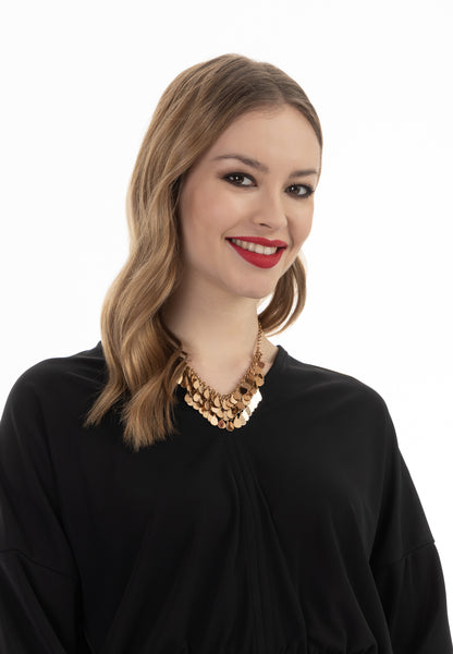 faina women's cropped long sleeve shirt