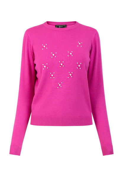 faina damski sweter z dzianiny
