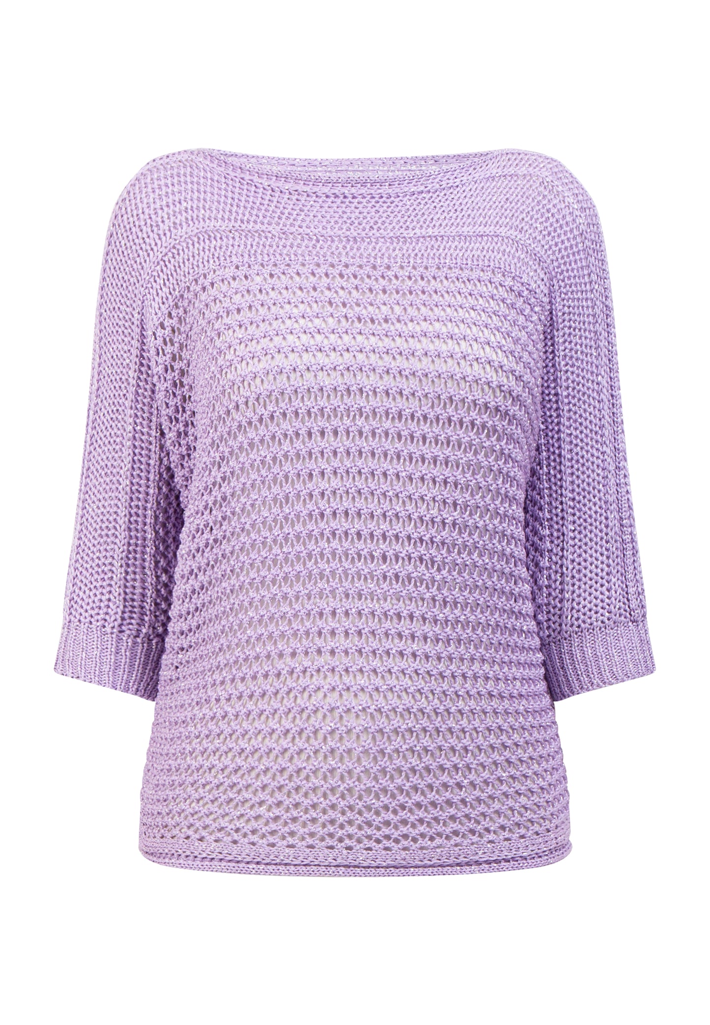 faina women's wide-meshed knitted sweater