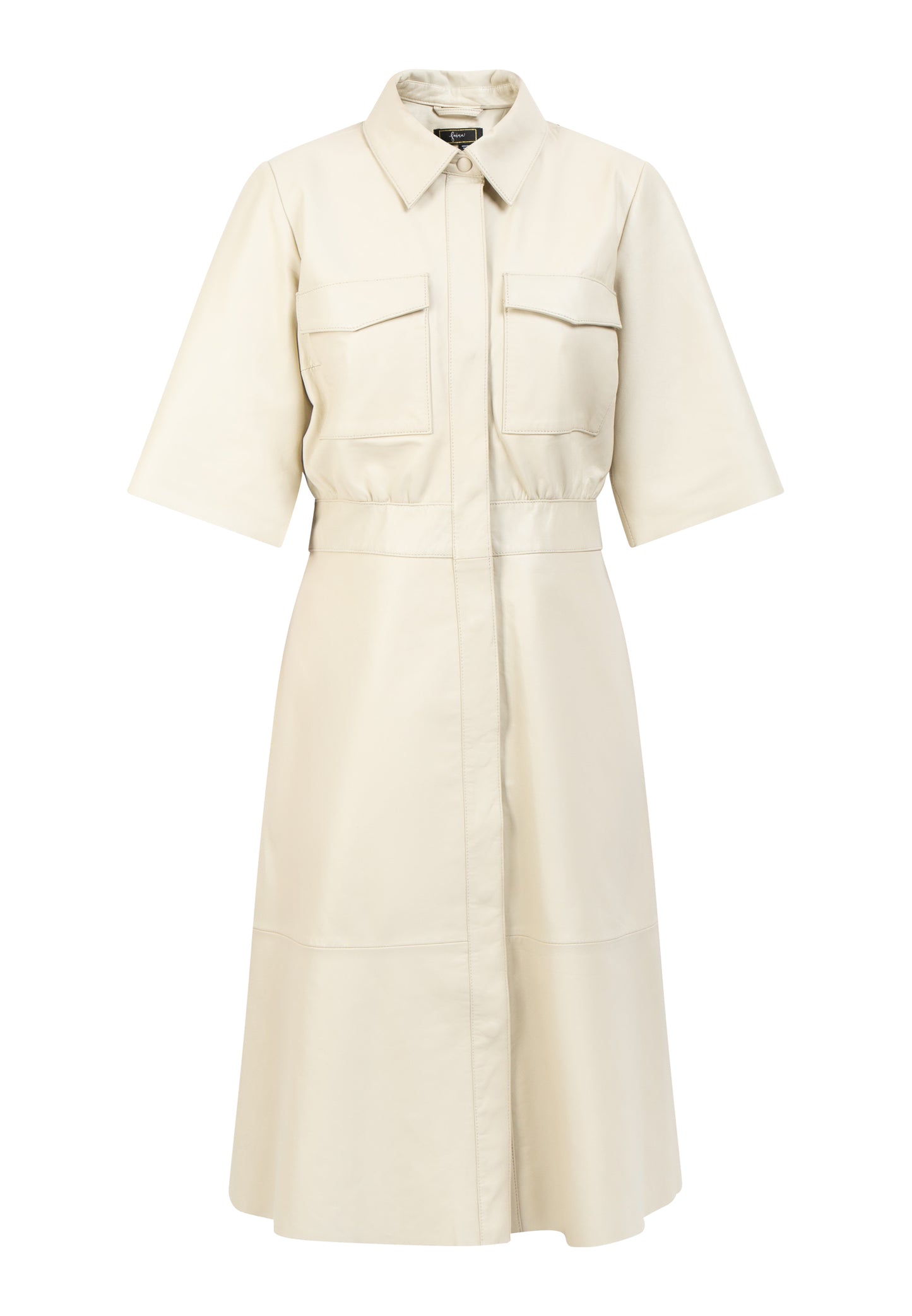 faina women's leather dress