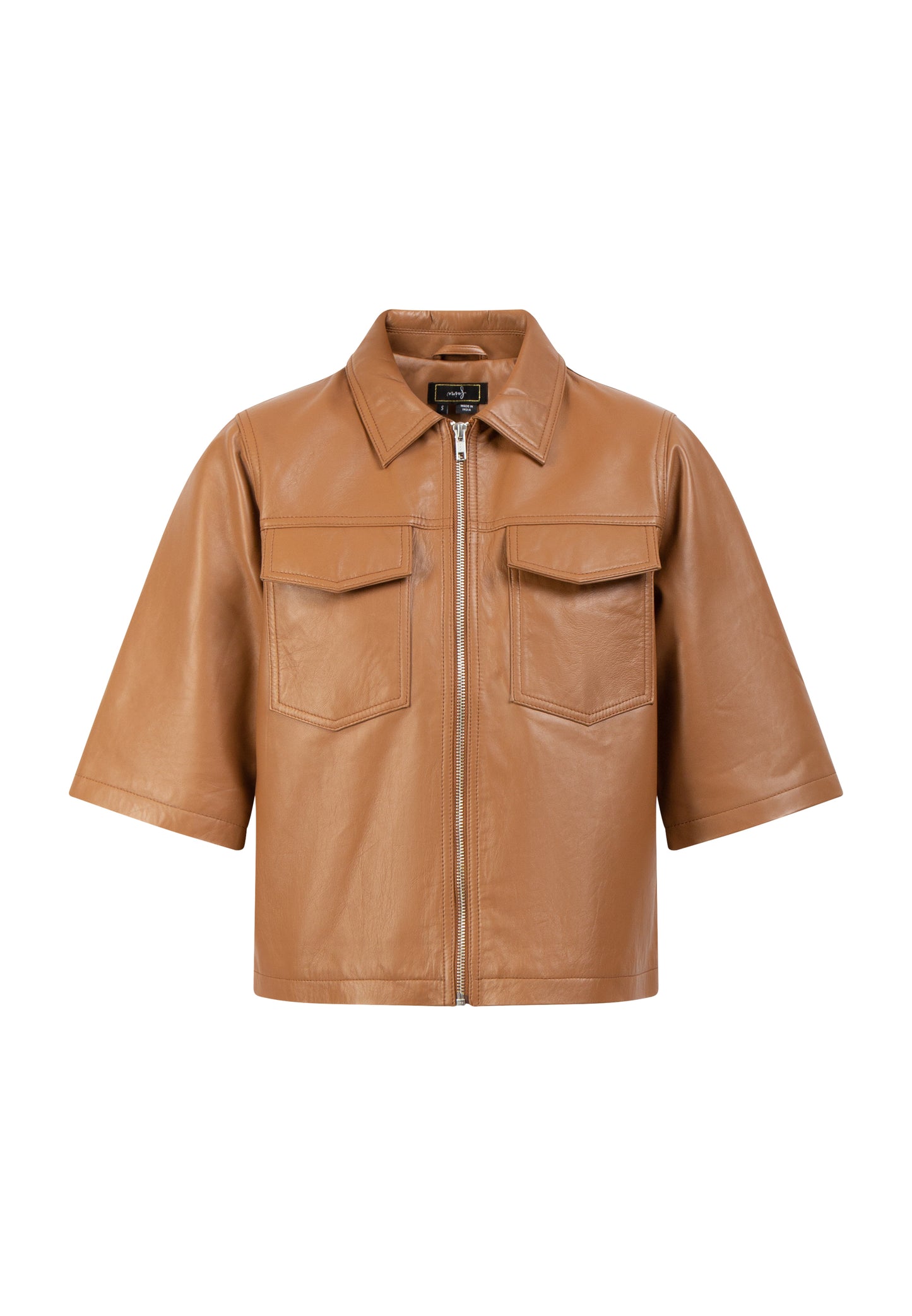 faina women's Leather shirt