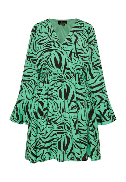 faina women's dress - zebra print