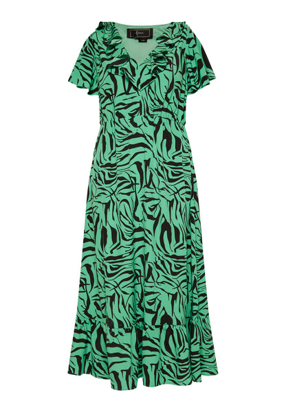 faina women's dress - zebra print