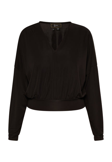 faina Women's Cropped Long Sleeve Shirt
