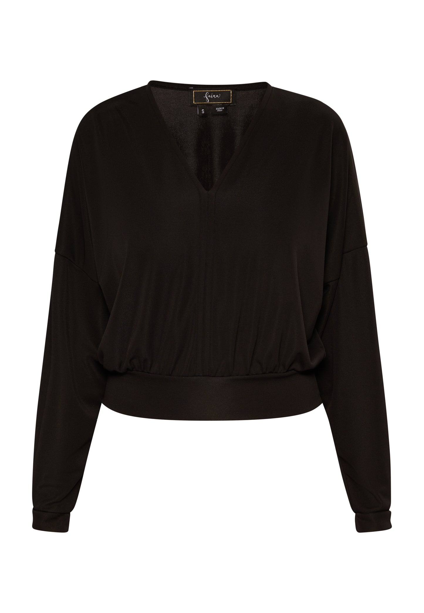 faina women's cropped long sleeve shirt