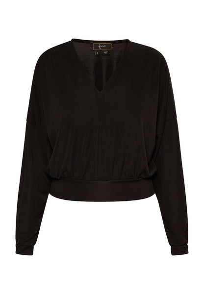 faina women's cropped long sleeve shirt