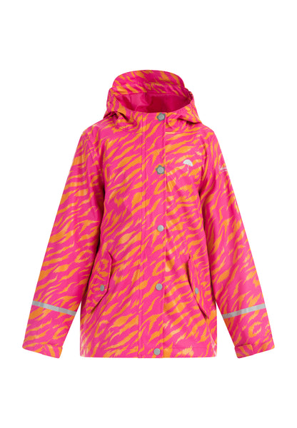 Schmuddelwedda girl's rain coat with print