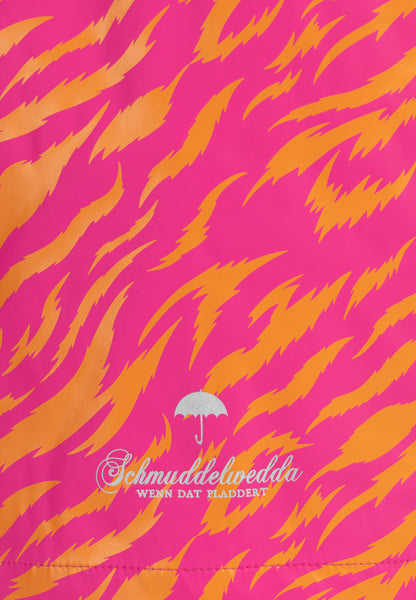 Schmuddelwedda girl's rain coat with print