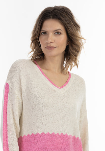 usha BLUE LABEL damski sweter z dzianiny