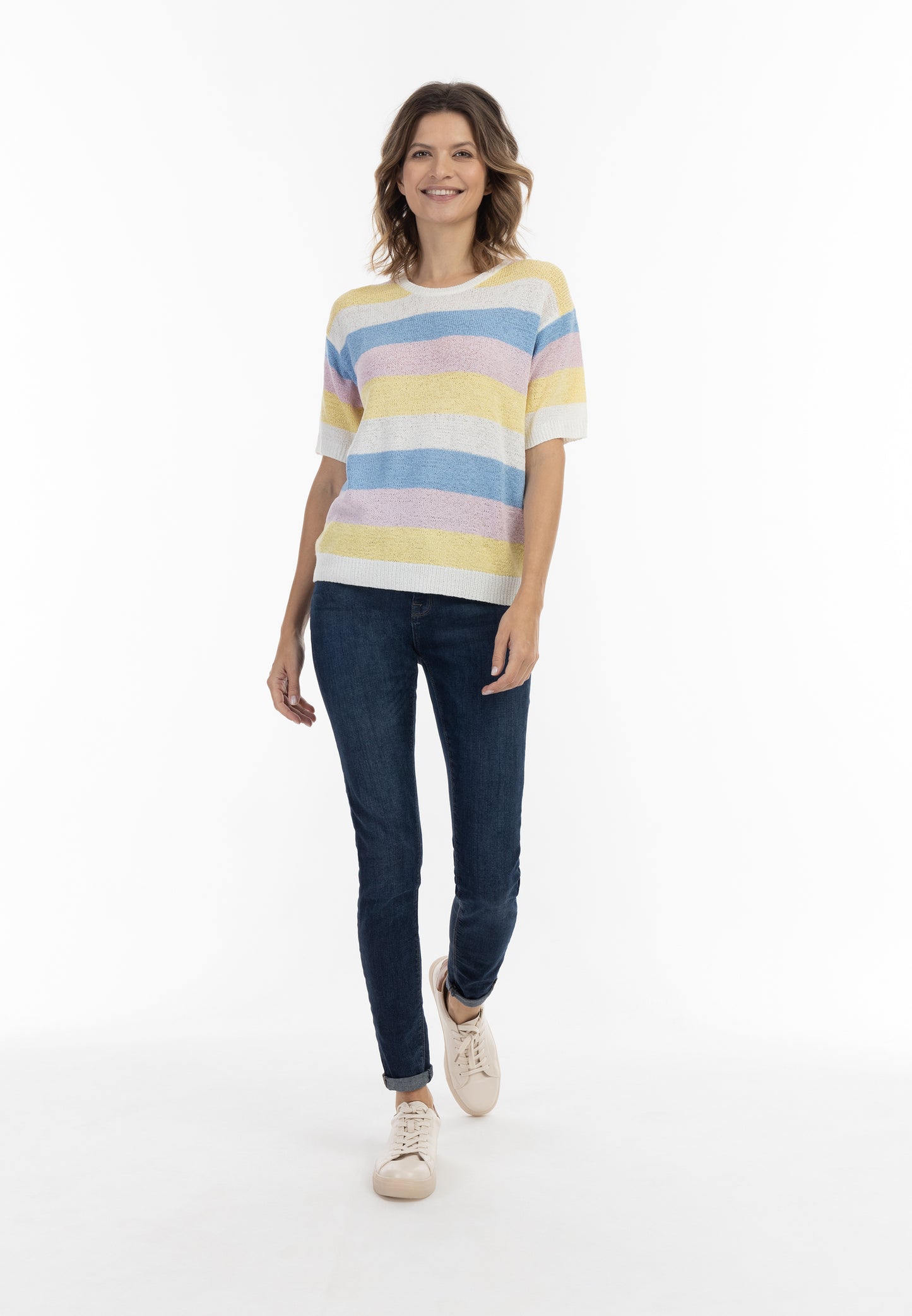 usha BLUE LABEL damski sweter z dzianiny
